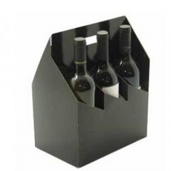 Custom Corrugated Handle Wine Box